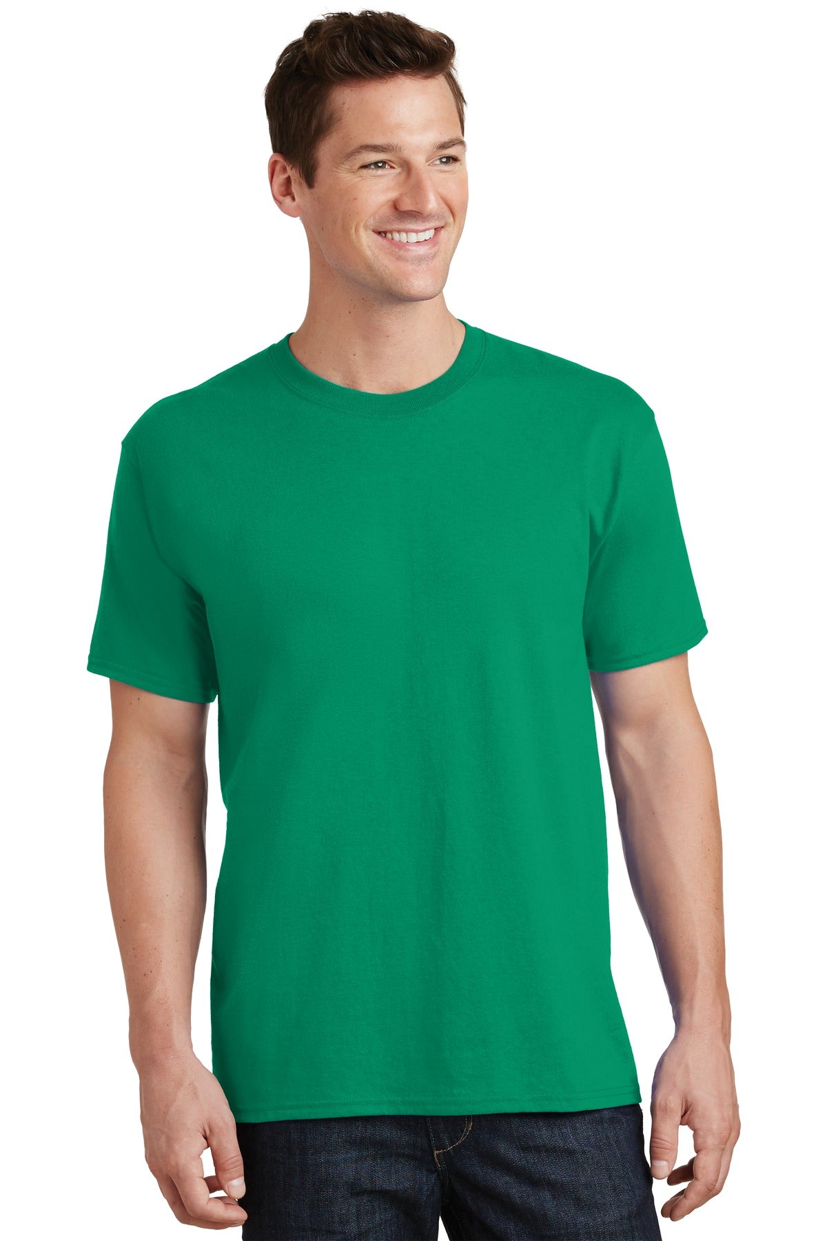 Unisex Core Cotton Tee - Kelly