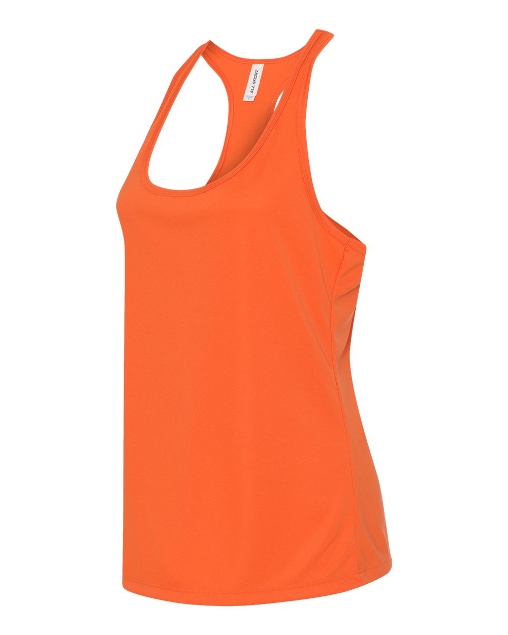 Women's Performance Racerback Tank - Sport Orange