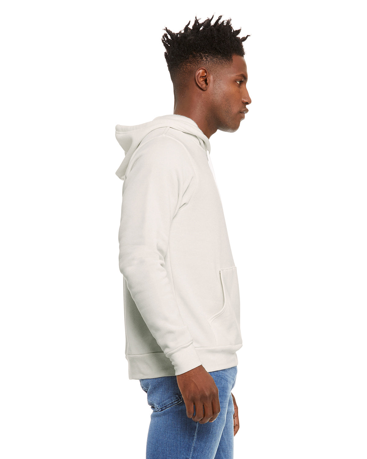 Unisex Sponge Fleece Pullover Hoodie - Vintage White