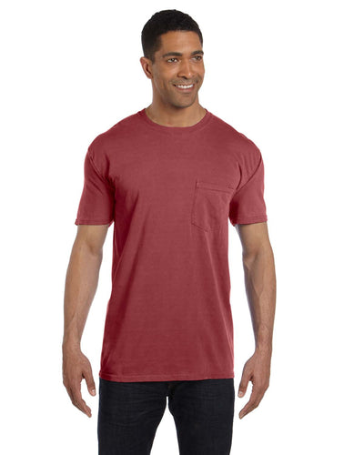 Unisex Heavyweight RS Pocket T-Shirt - Chili Pepper