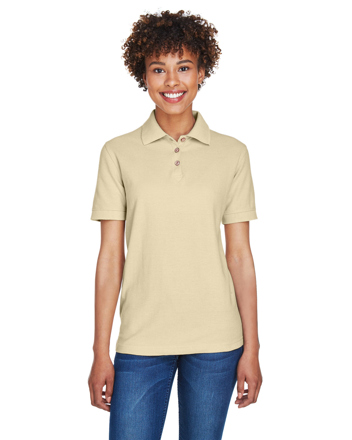 Women's Whisper Piqué Polo - Putty