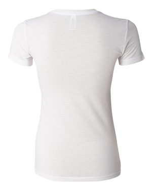 Women's Cotton/Polyester Tee - White