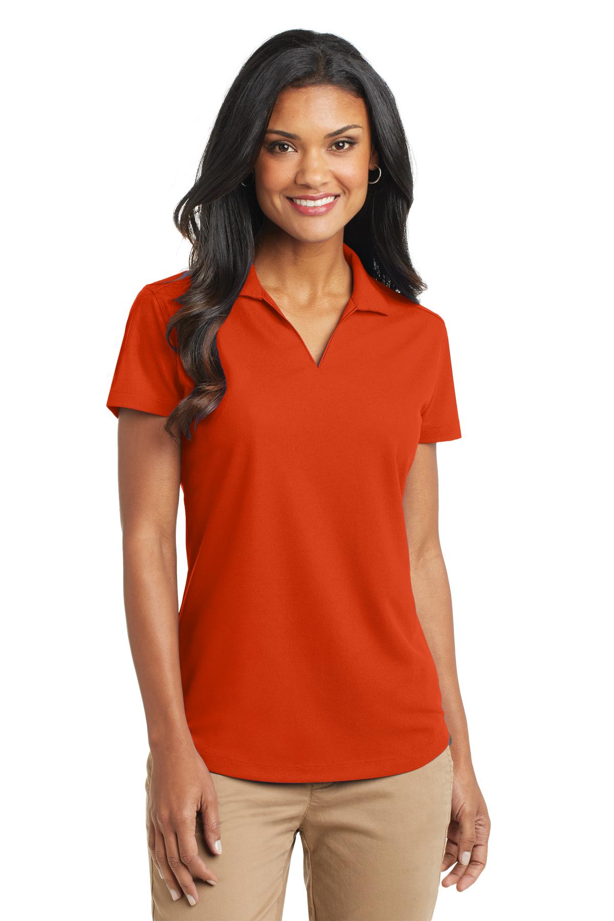 Women's Dry Zone Grid Polo - Autumn Orange