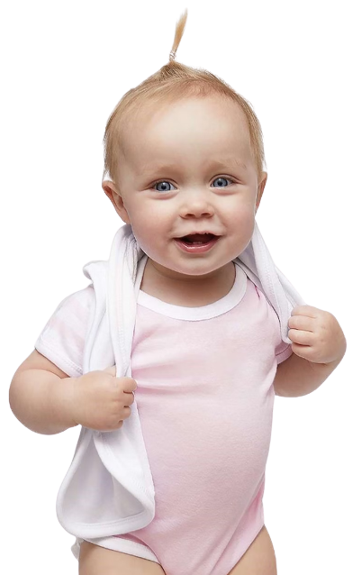 Terry Burp Cloth - White