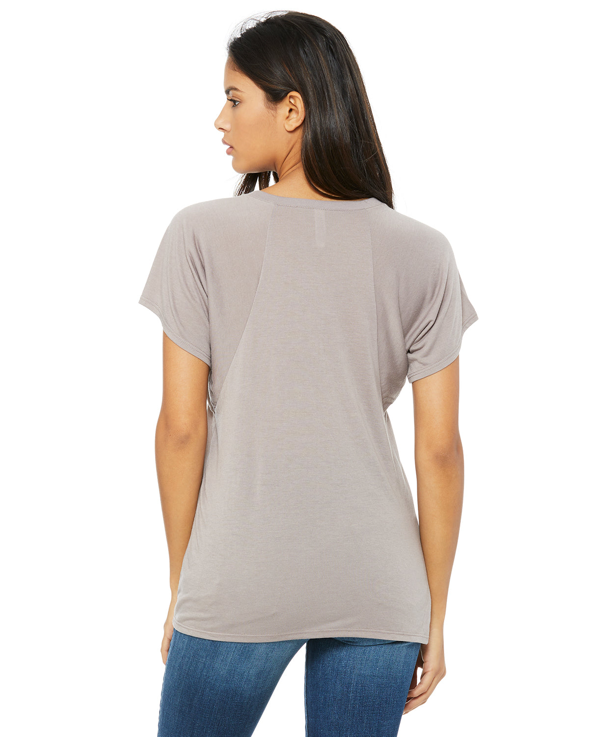 Women's Flowy Raglan T-Shirt - Pebble Brown