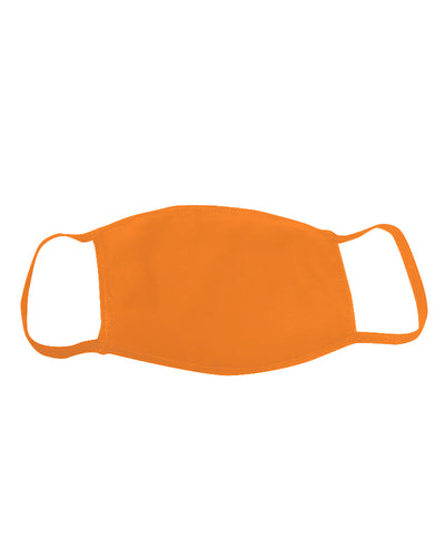 25 Pack - USA-Made 100% Cotton Face Cover - Orange