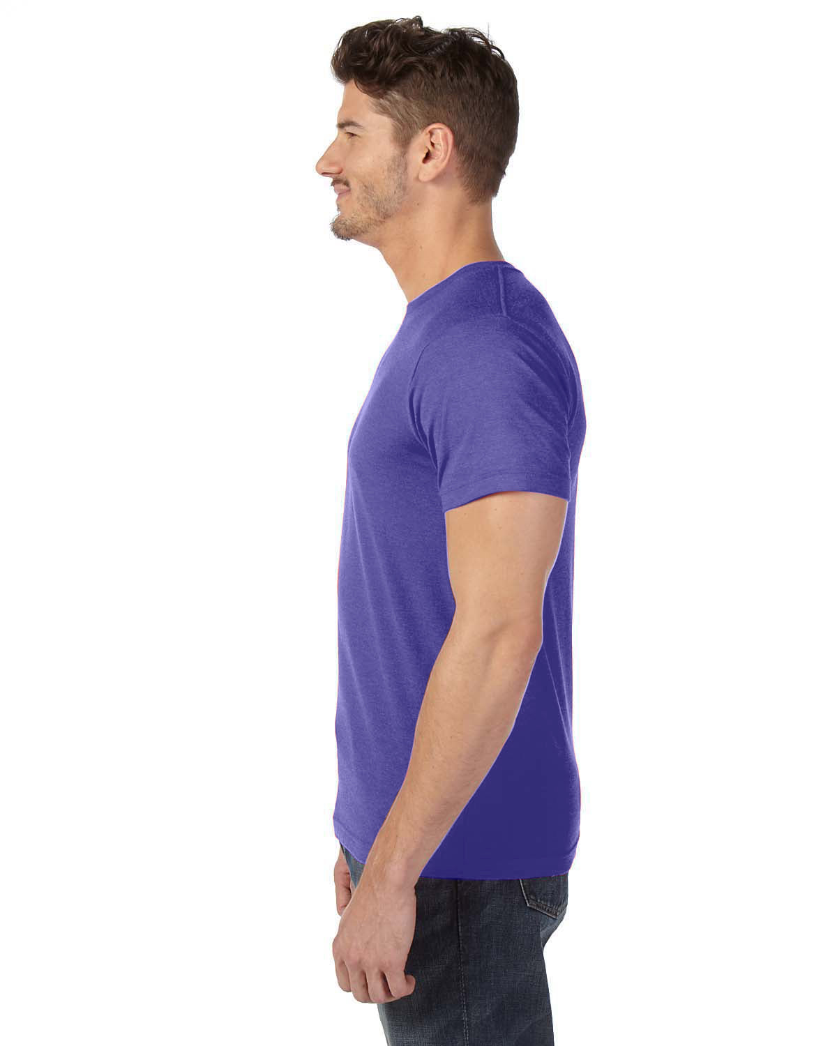Unisex Fine Jersey T-Shirt - Vintage Purple