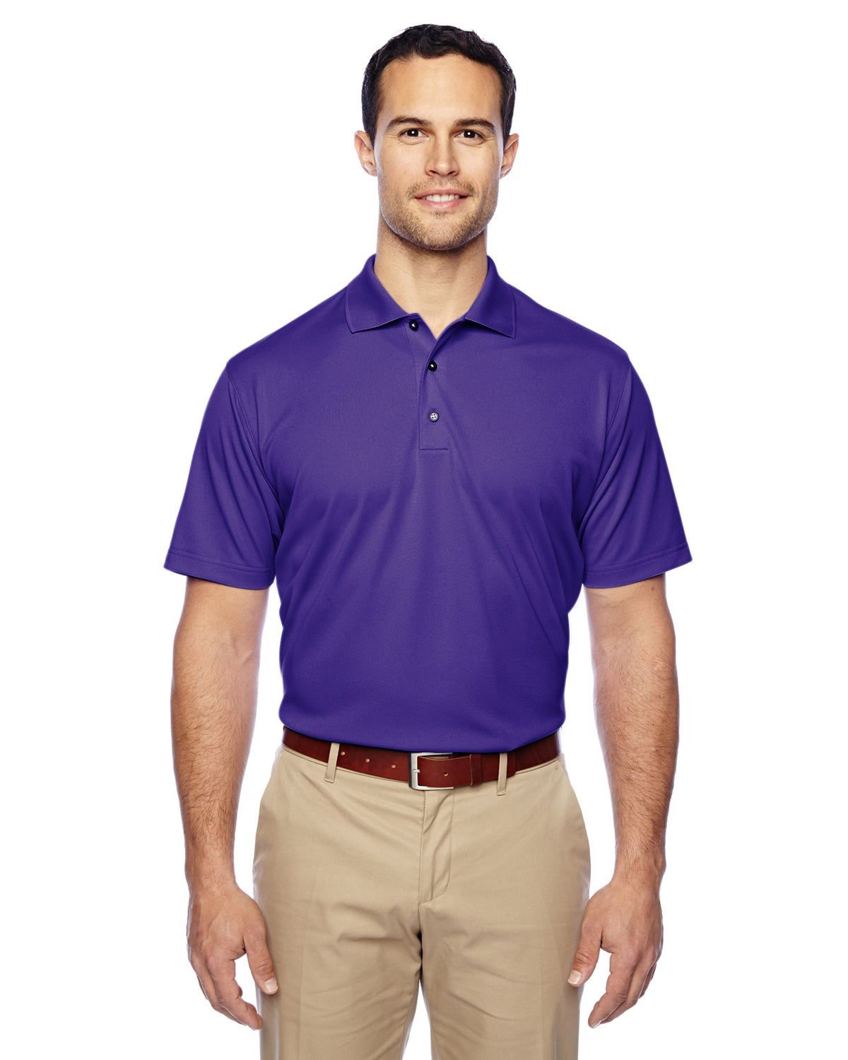Men's climalite Basic Short-Sleeve Polo - College Purple