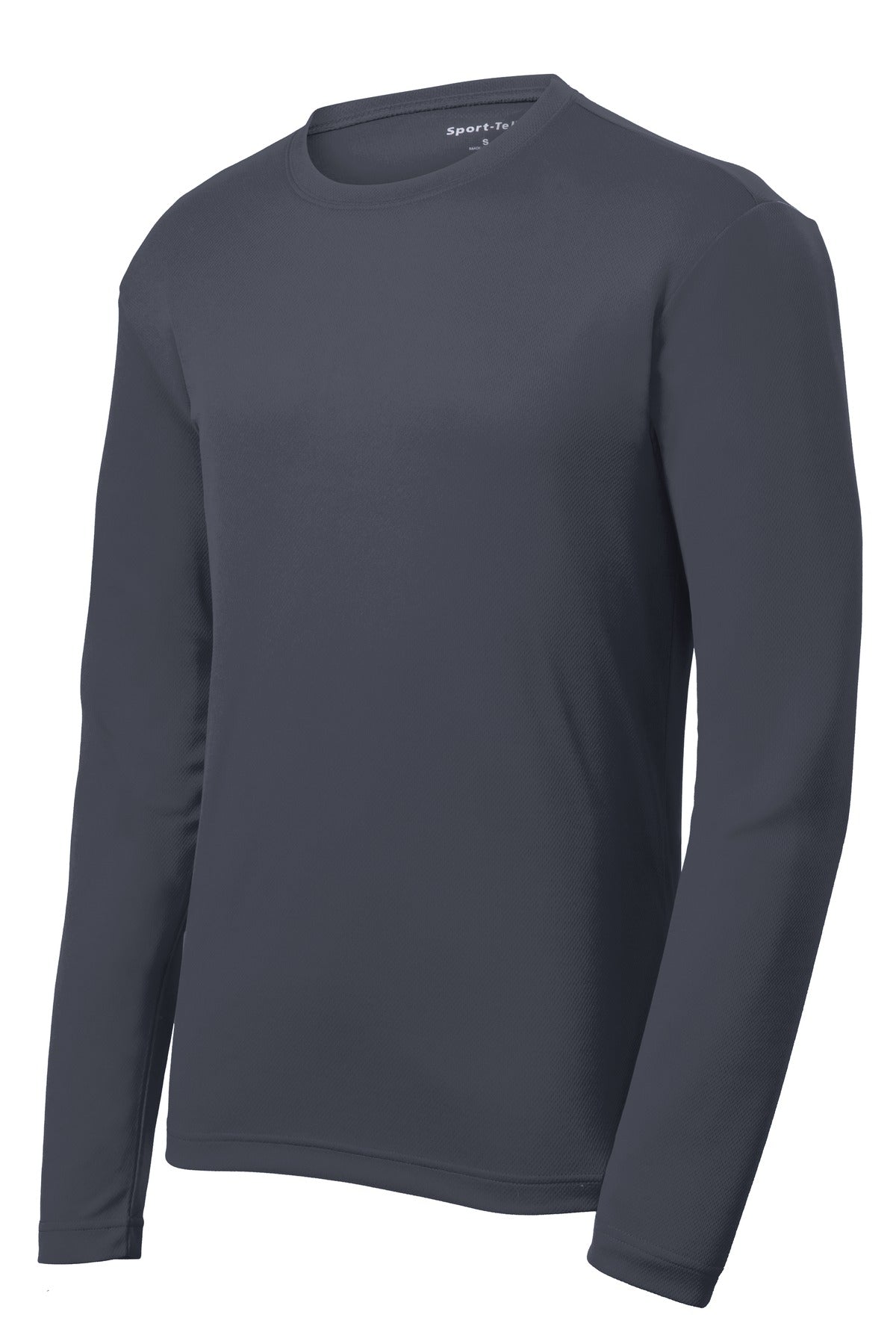 Unisex PosiCharge RacerMesh Long Sleeve Tee - Graphite Gray