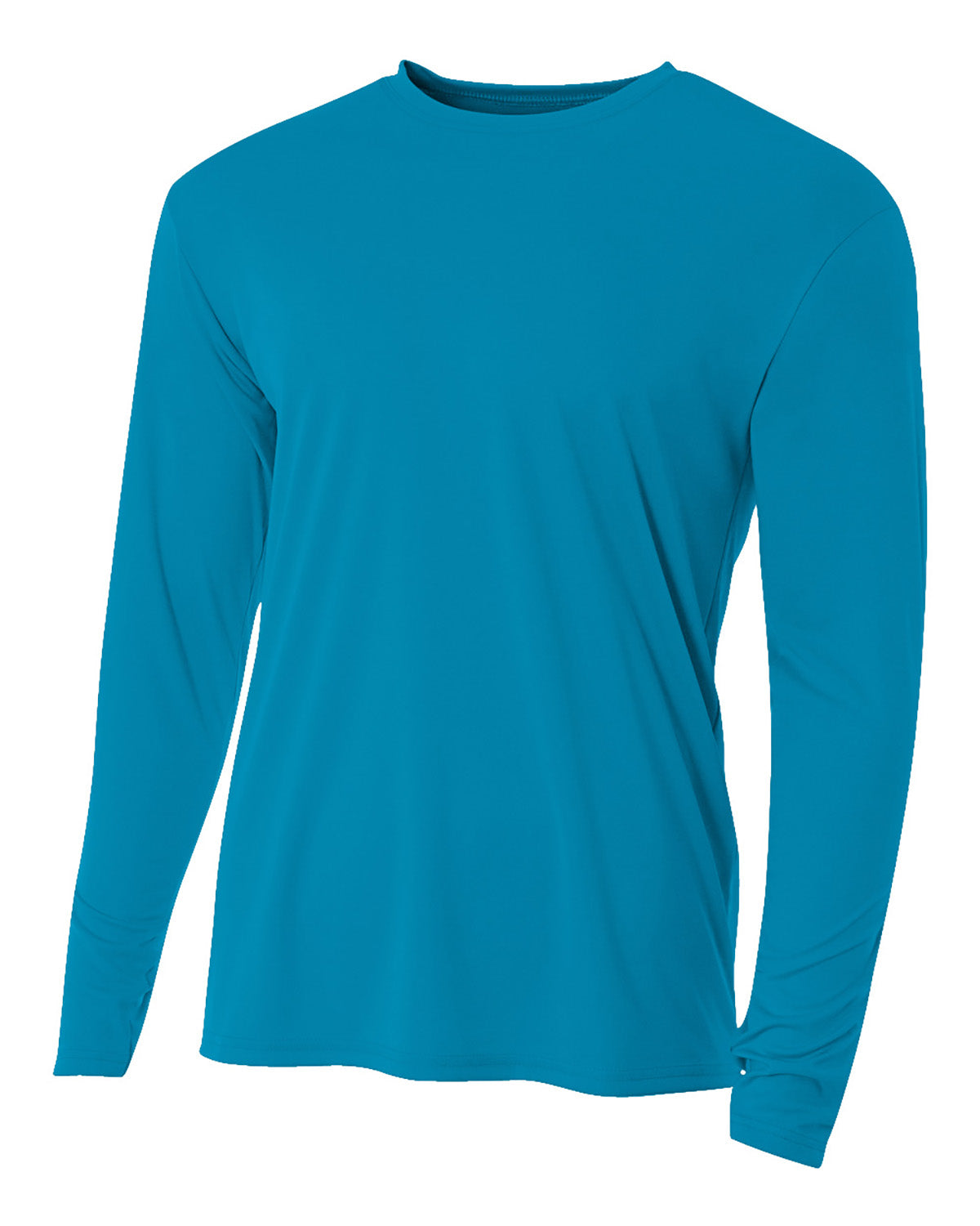 Men's Cooling Performance Long Sleeve T-Shirt - Electric Blue