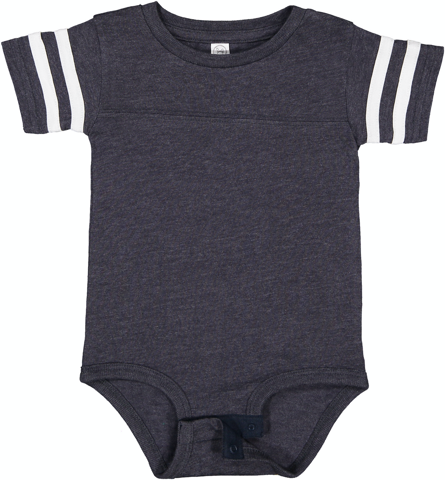 Infant Football Bodysuit - Vintage Navy / Blend White