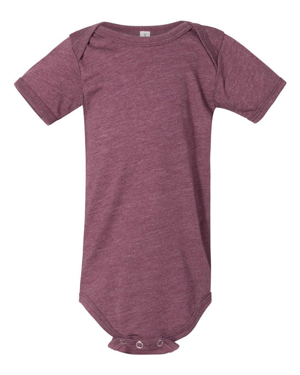 Infant Jersey Short-Sleeve One-Piece - Heather Maroon