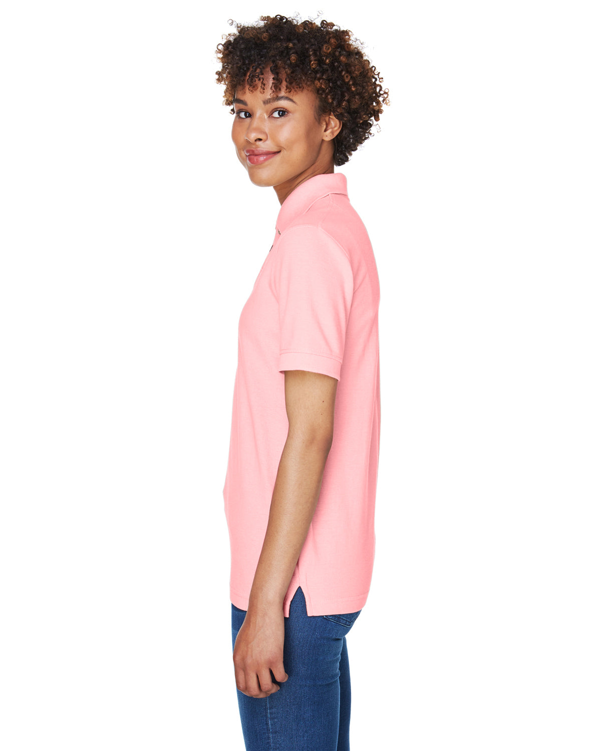 Women's Whisper Piqué Polo - Pink