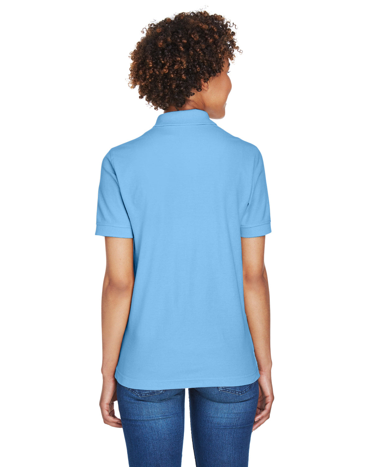 Women's Whisper Piqué Polo - Cornflower