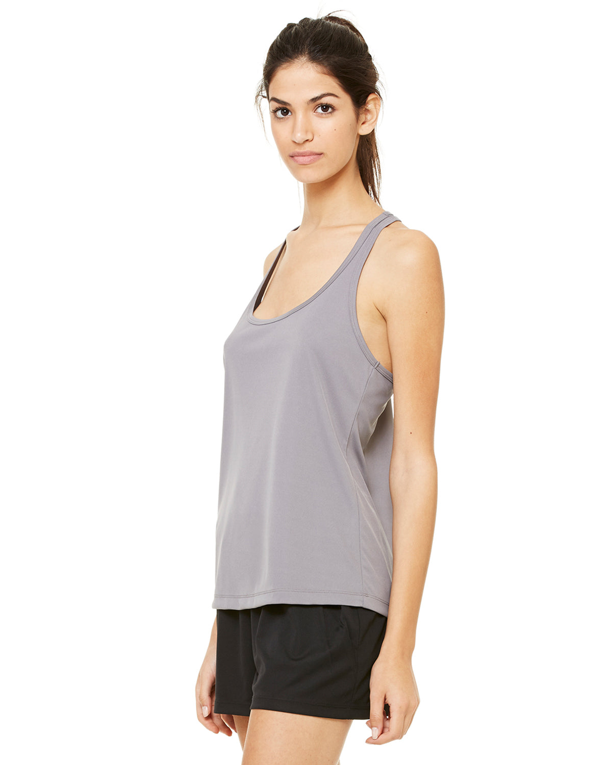 Women's Performance Racerback Tank - Sport Graphite