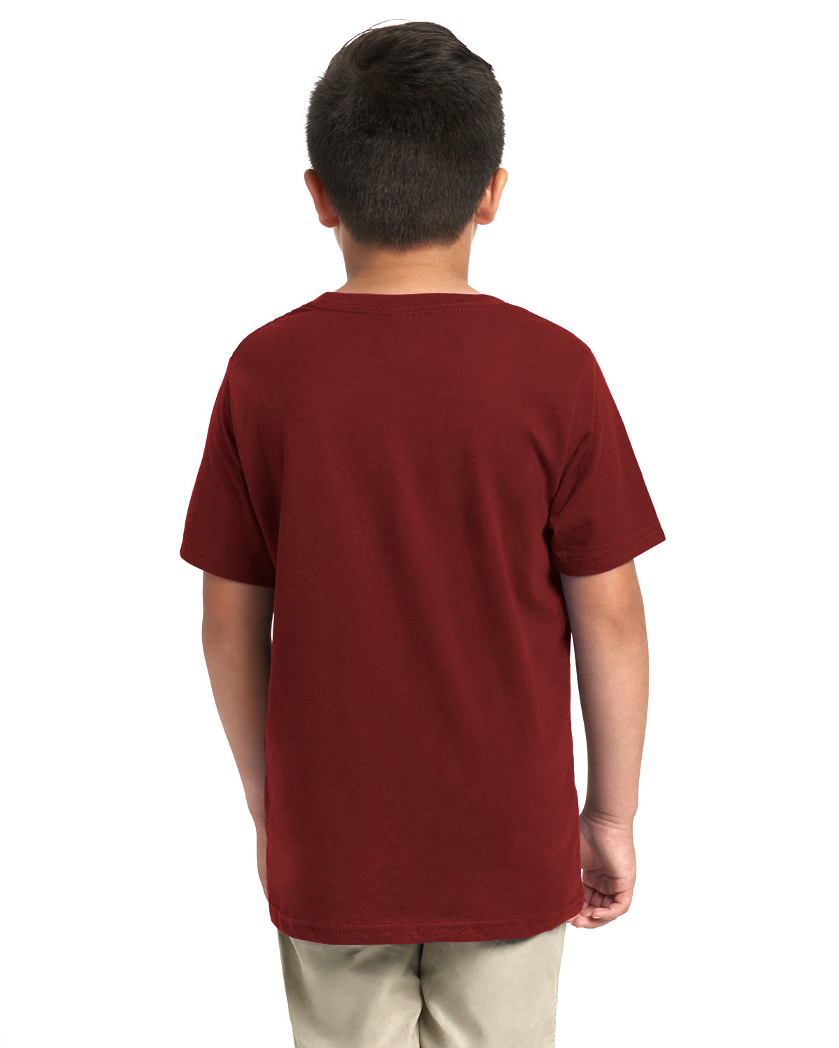 Youth Cotton Crew - Cardinal