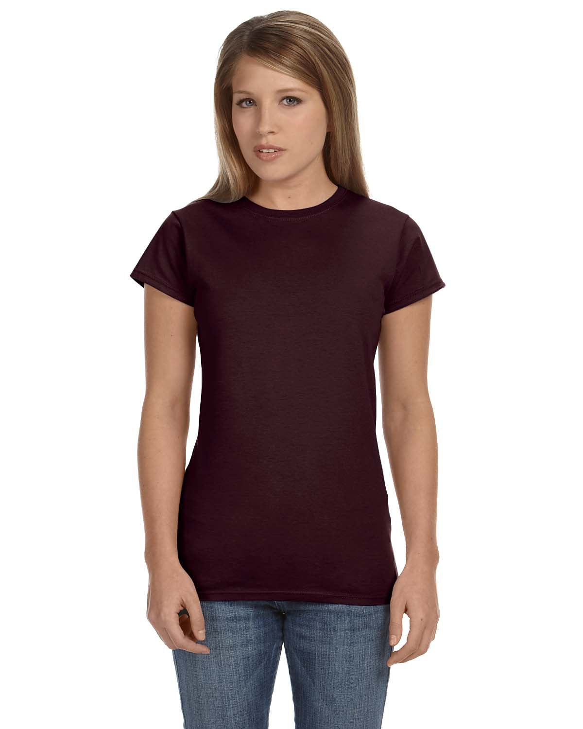 Women's Softstyle® Fitted T-Shirt - Dark Chocolate