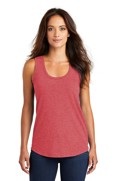 Women's Perfect Tri Racerback Tank - Red Frost