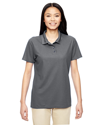 Women's Performance® Double Piqué Polo - Charcoal