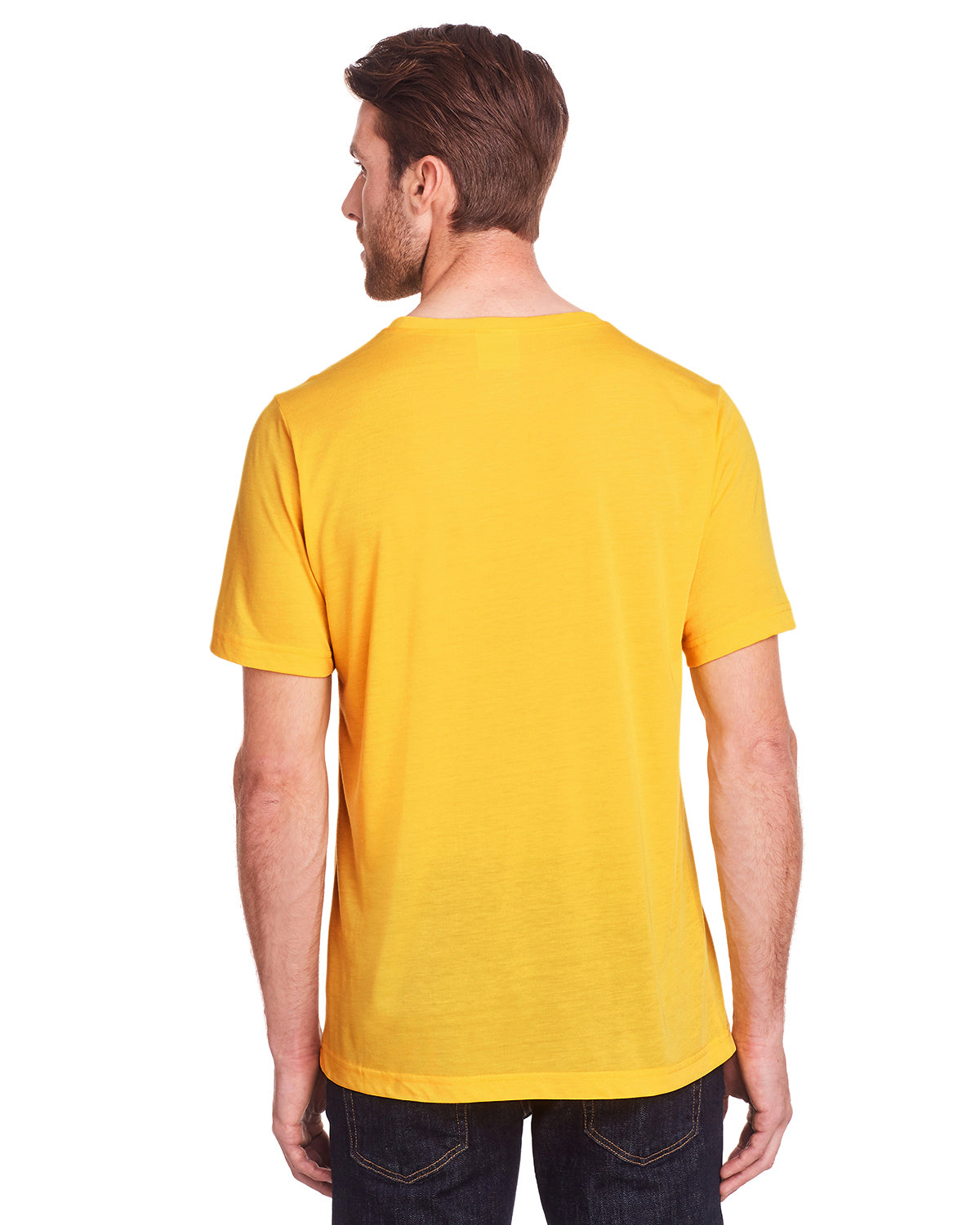 Unisex Fusion ChromaSoft™ Performance T-Shirt - Campus Gold