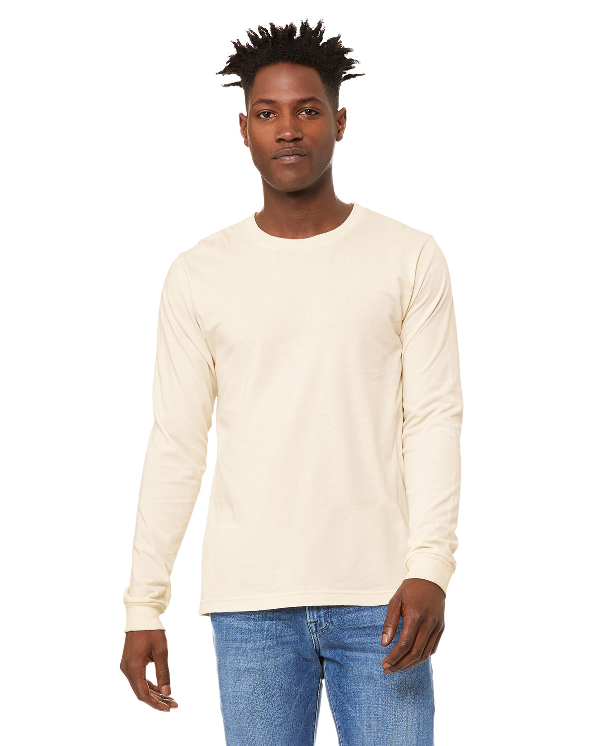 Unisex Jersey Long-Sleeve T-Shirt - Natural