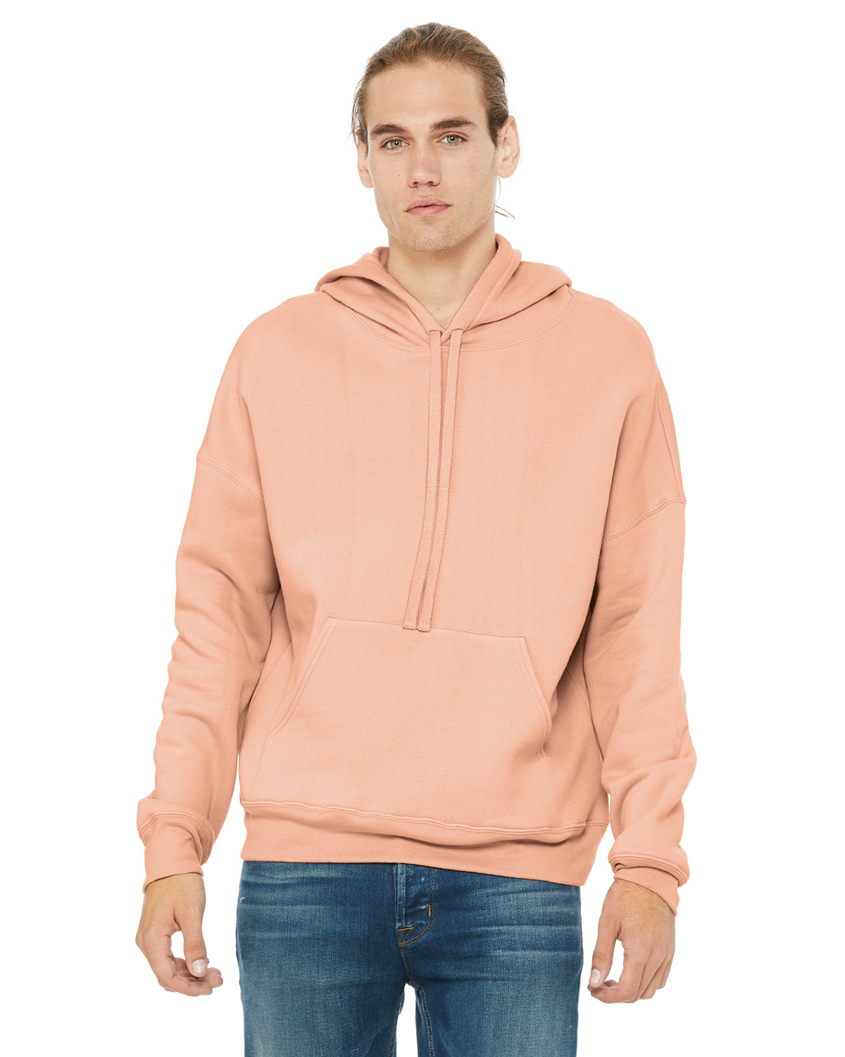 Unisex Sponge Fleece Pullover DTM Hoodie - Peach