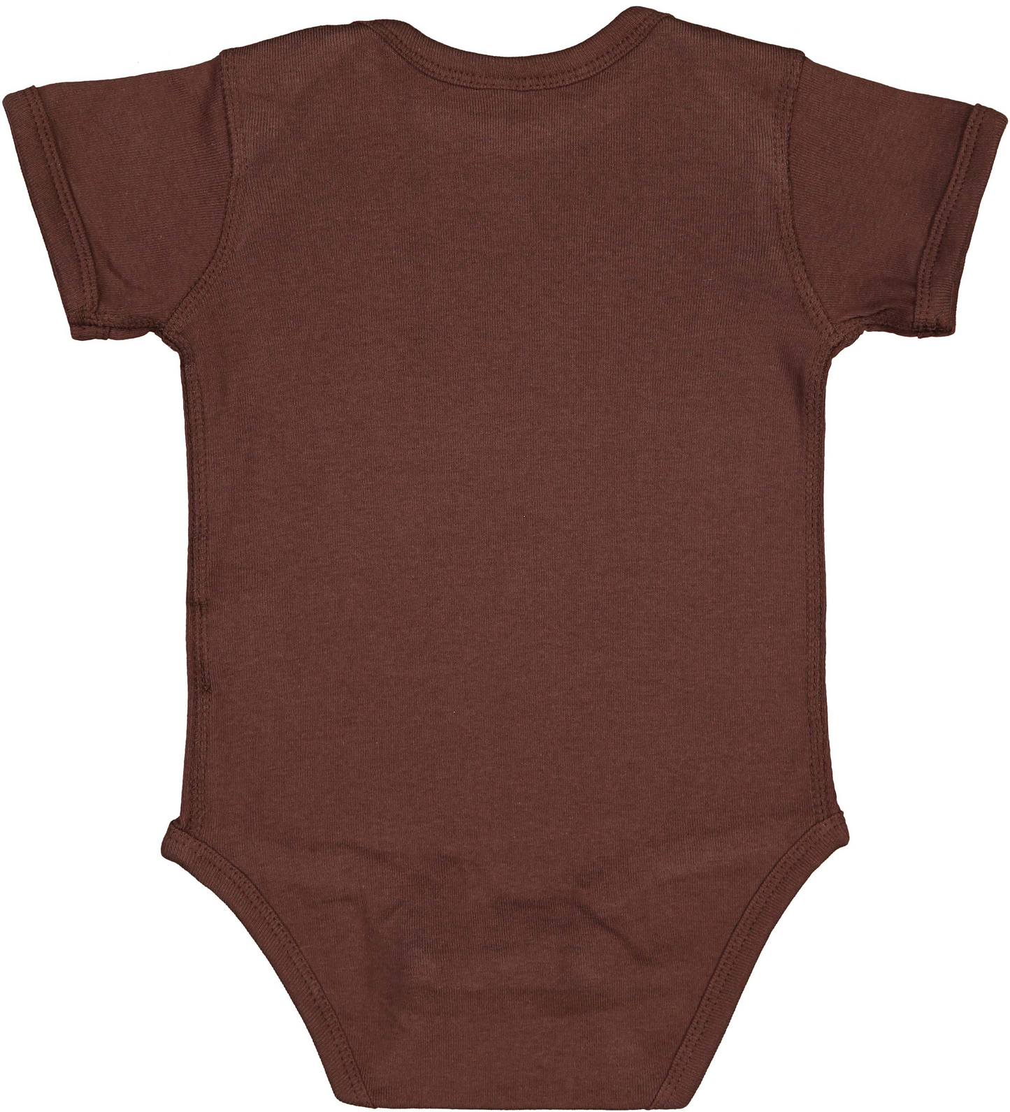 Infant Baby Rib Bodysuit - Brown