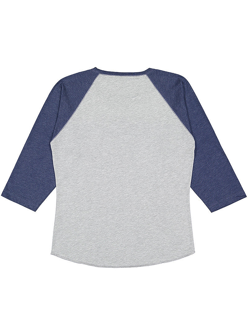 Women's Baseball T-Shirt - Vintage Heather / Vintage True Navy