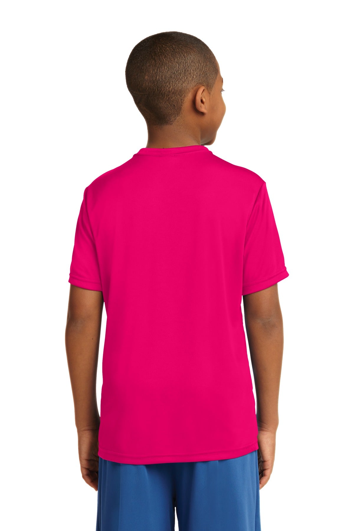 Youth PosiCharge Competitor Tee - Pink Raspberry