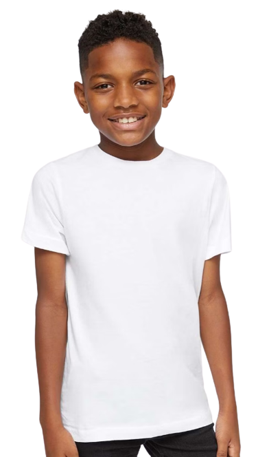 Youth Fine Jersey T-Shirt - White