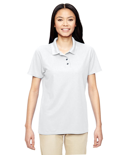 Women's Performance® Double Piqué Polo - White