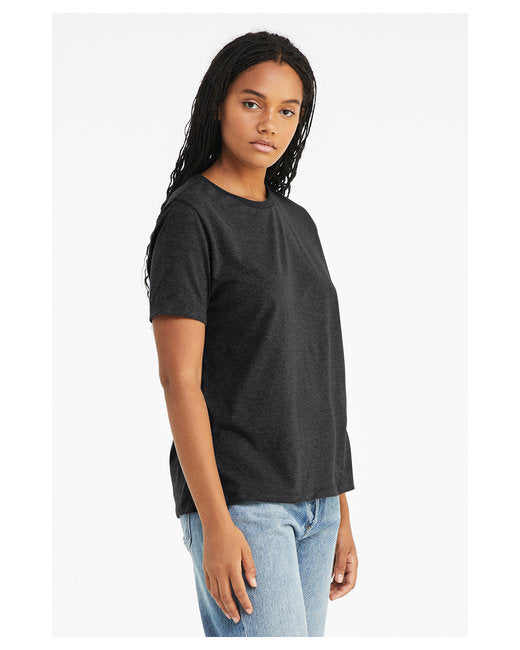 Women's Triblend Relaxed Jersey Short-Sleeve T-Shirt - Solid Dark Gray Triblend