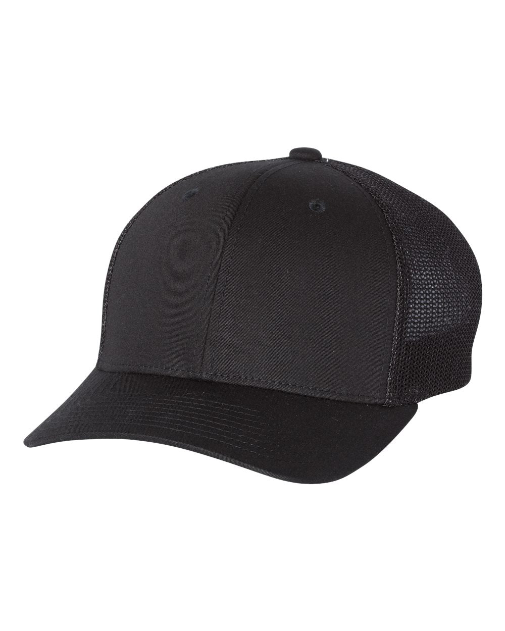 Fitted Trucker with R-Flex - Black