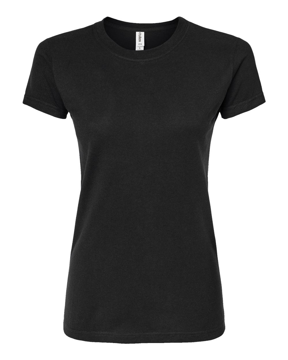 Women's Slim Fit Fine Jersey Tee - Black