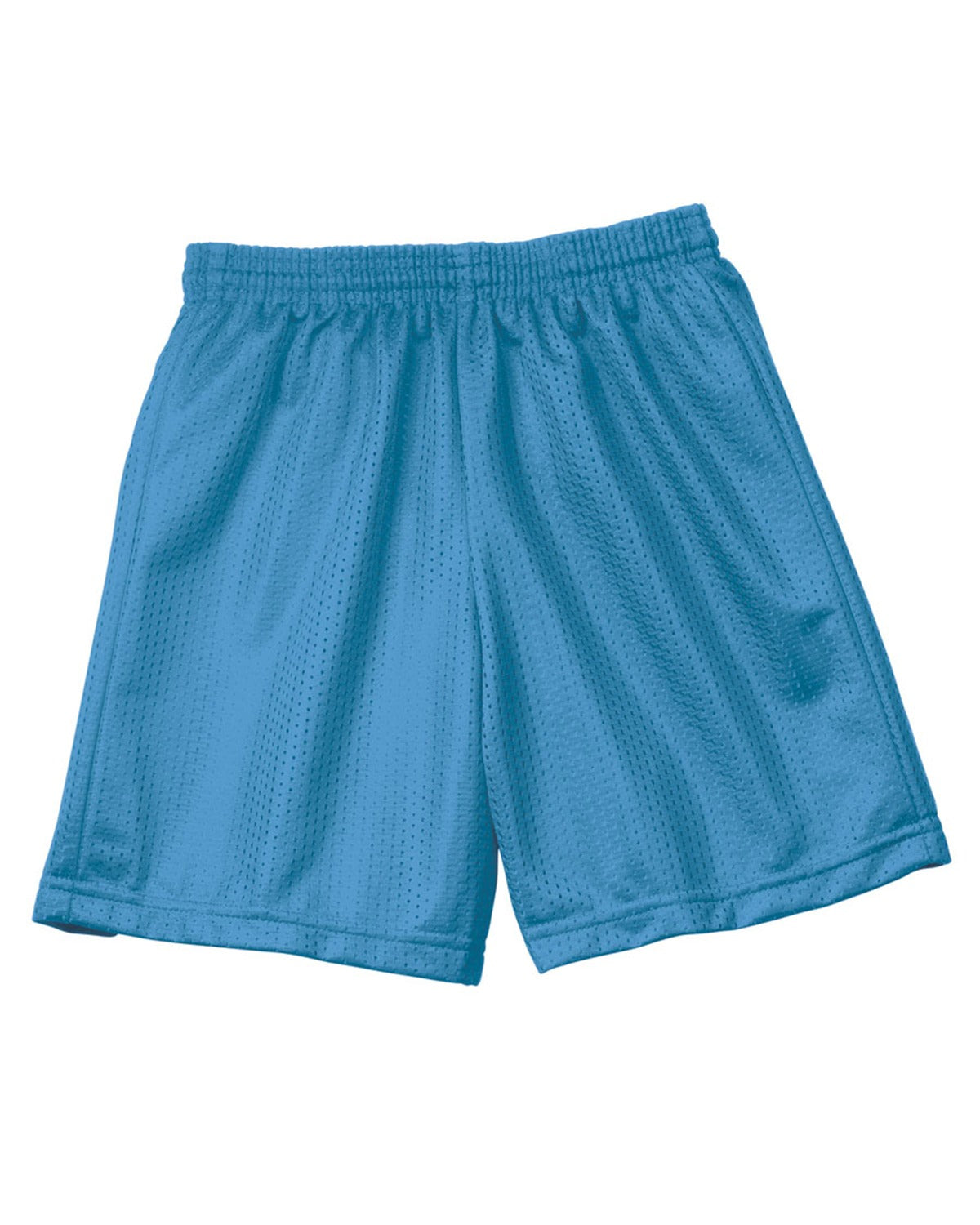 Youth Six Inch Inseam Mesh Short - Light Blue