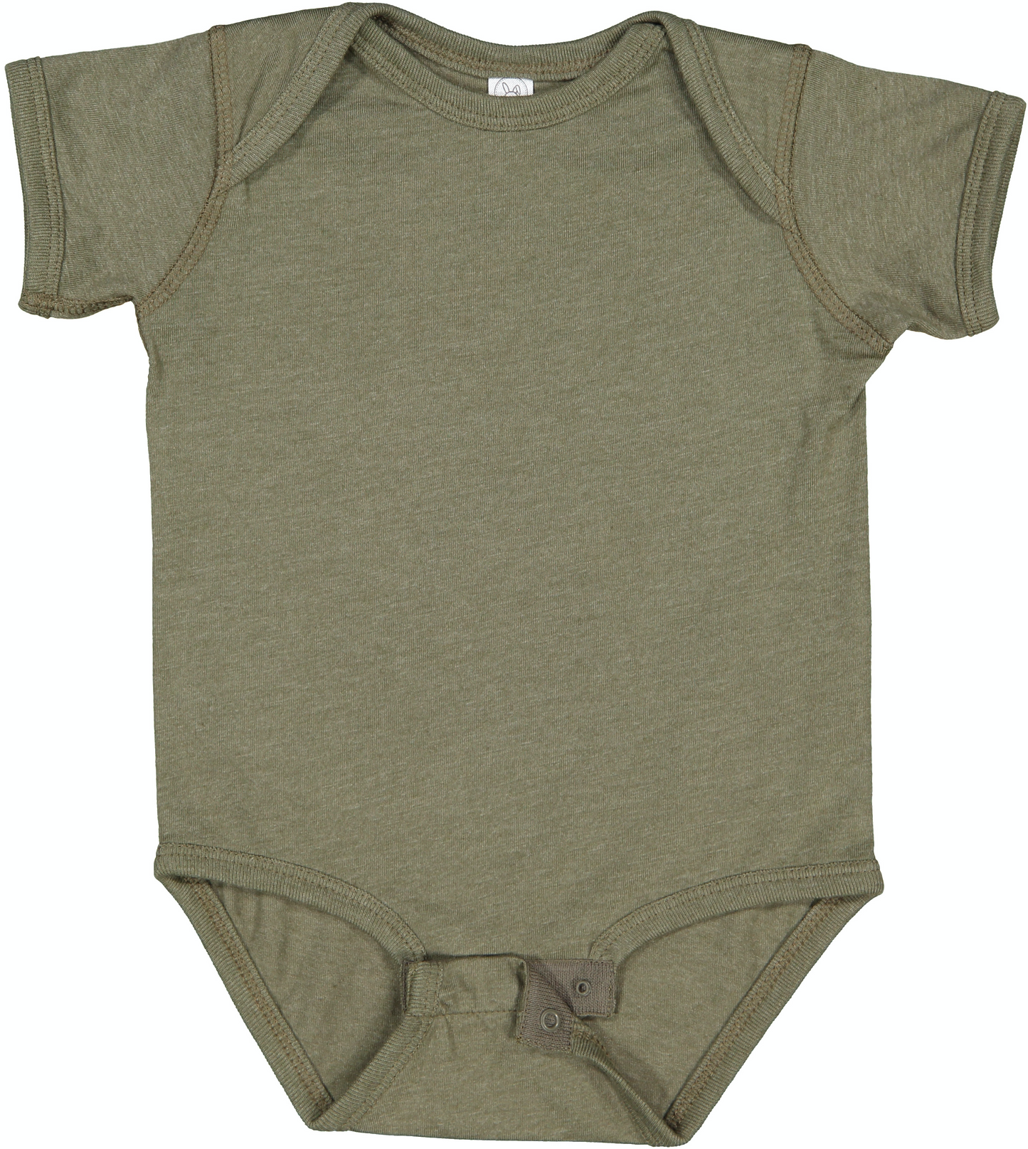 Infant Fine Jersey Bodysuit - Vintage Military Green
