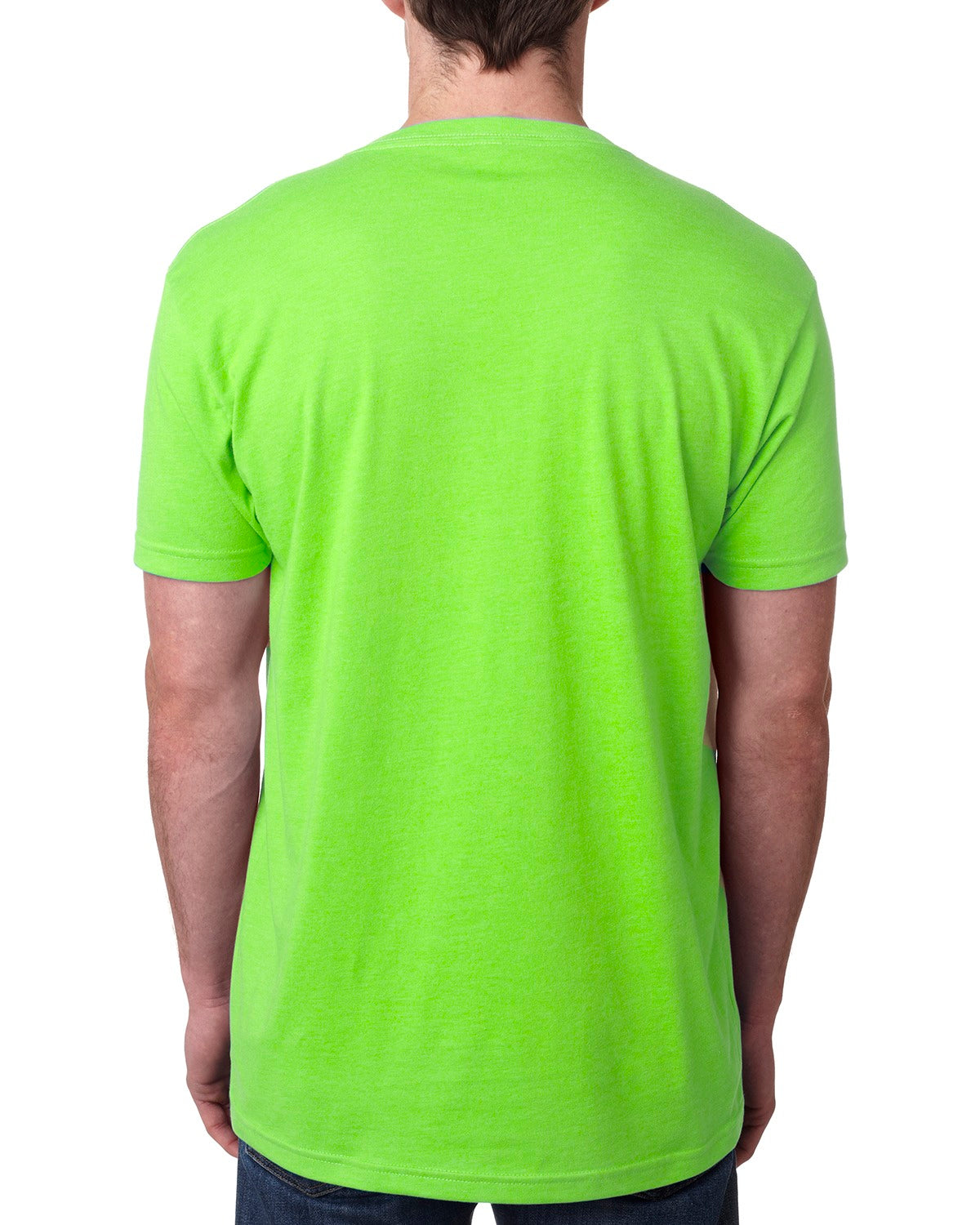 Men's CVC V - Neon Heather Green