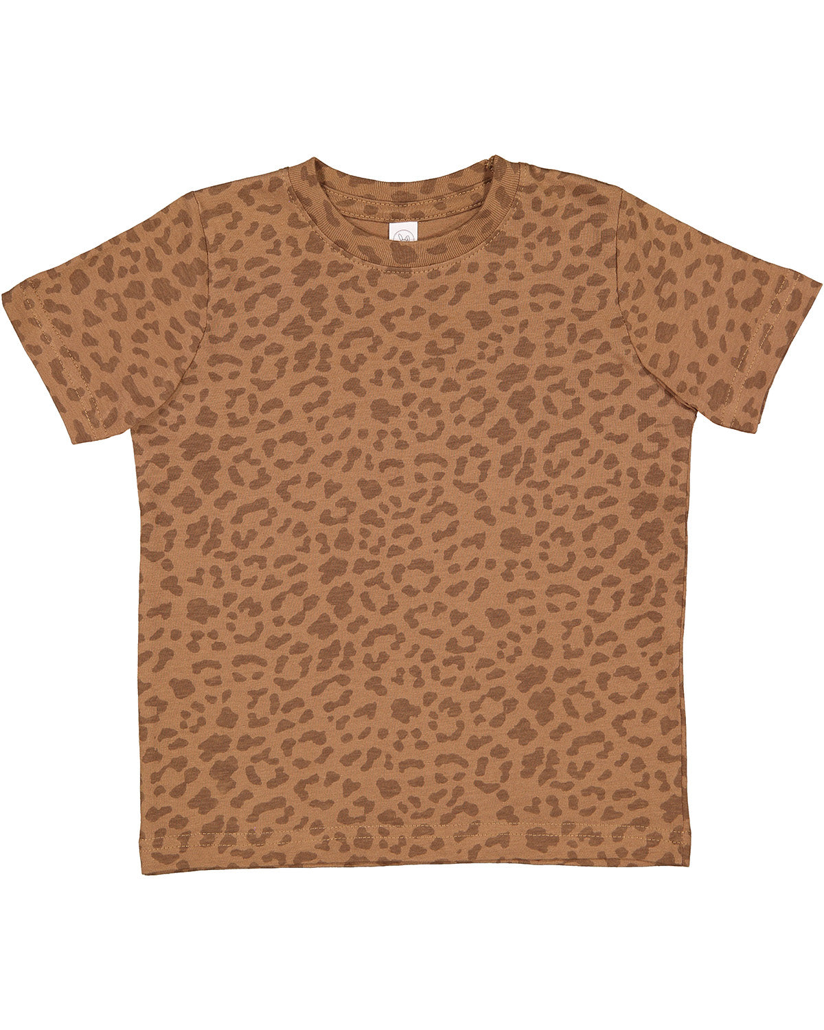 Toddler Fine Jersey T-Shirt - Brown Leopard