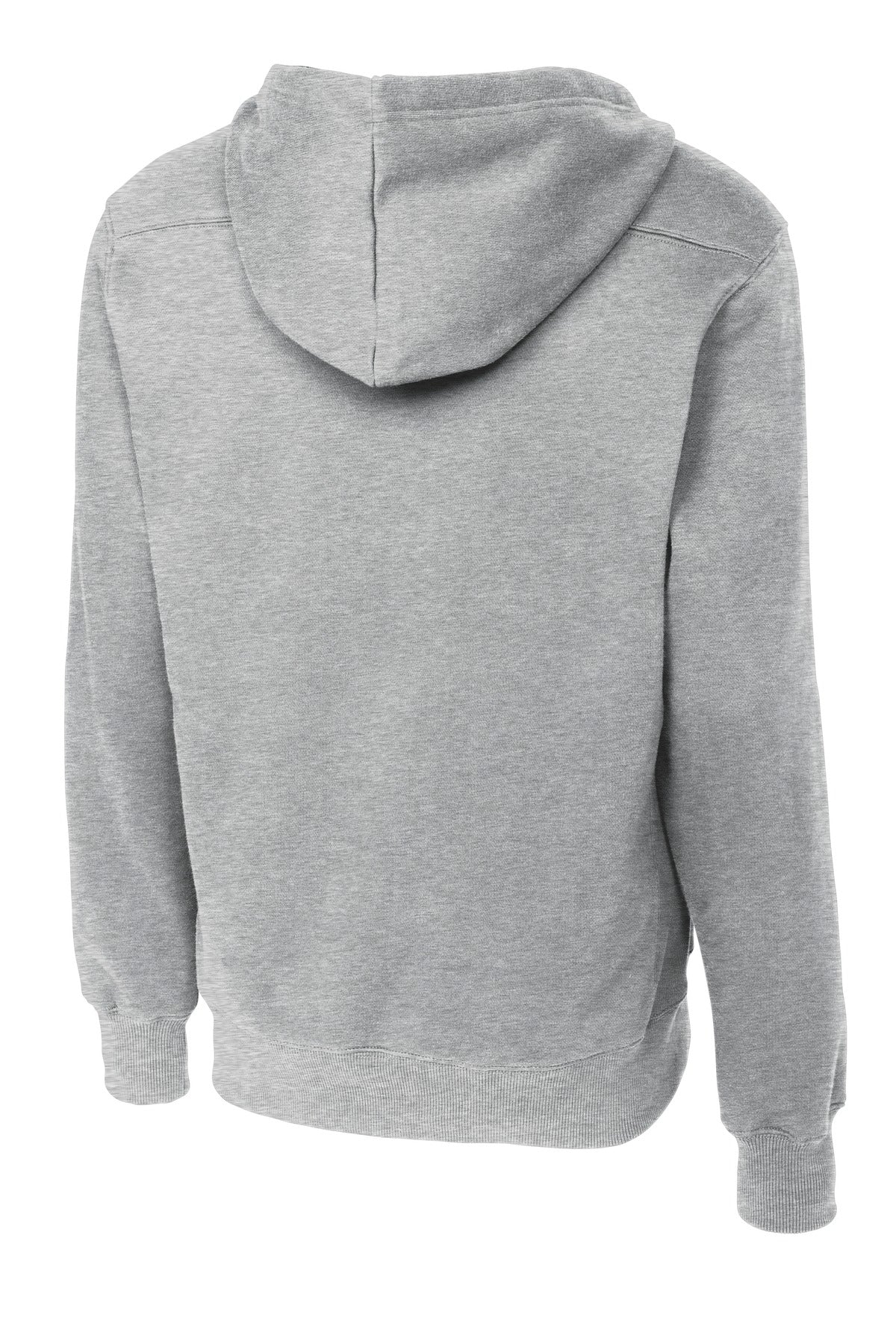 Lace Up Pullover Hoodie - Athletic Heather