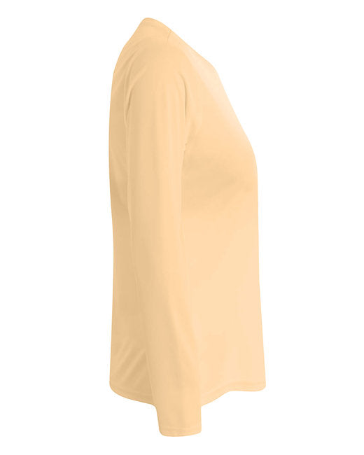 Women's Long Sleeve Cooling Performance Crew Shirt - MELON