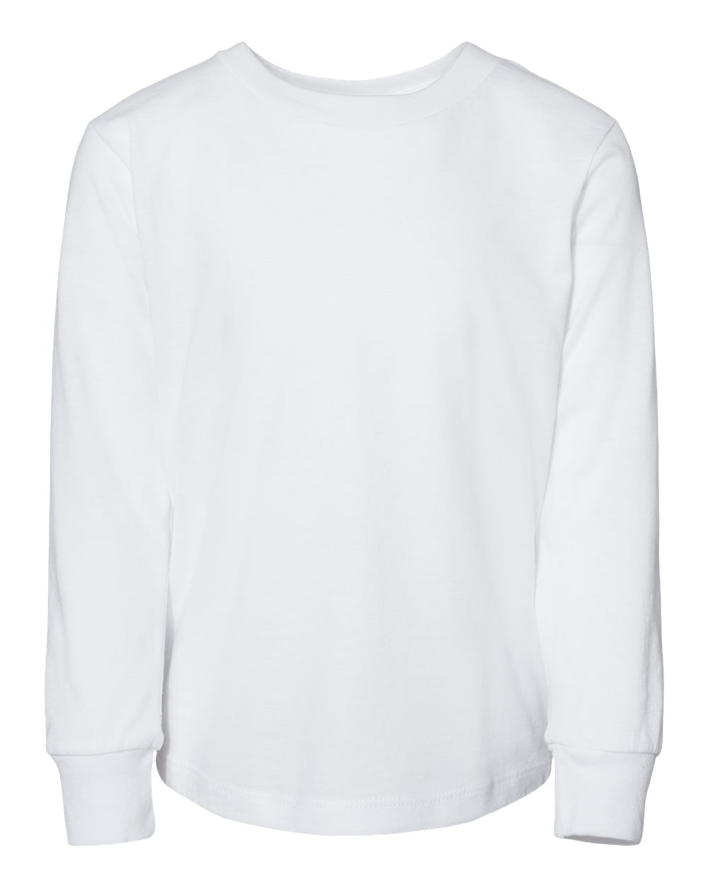 Toddler Jersey Long Sleeve T-Shirt - White