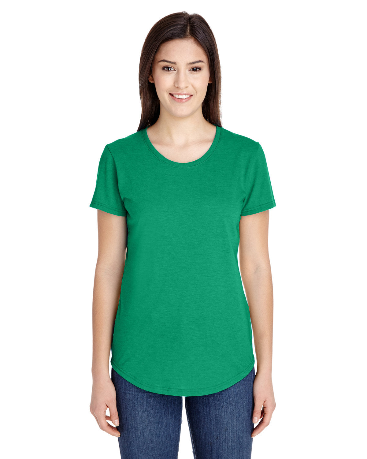 Women's Triblend T-Shirt - Heather Green