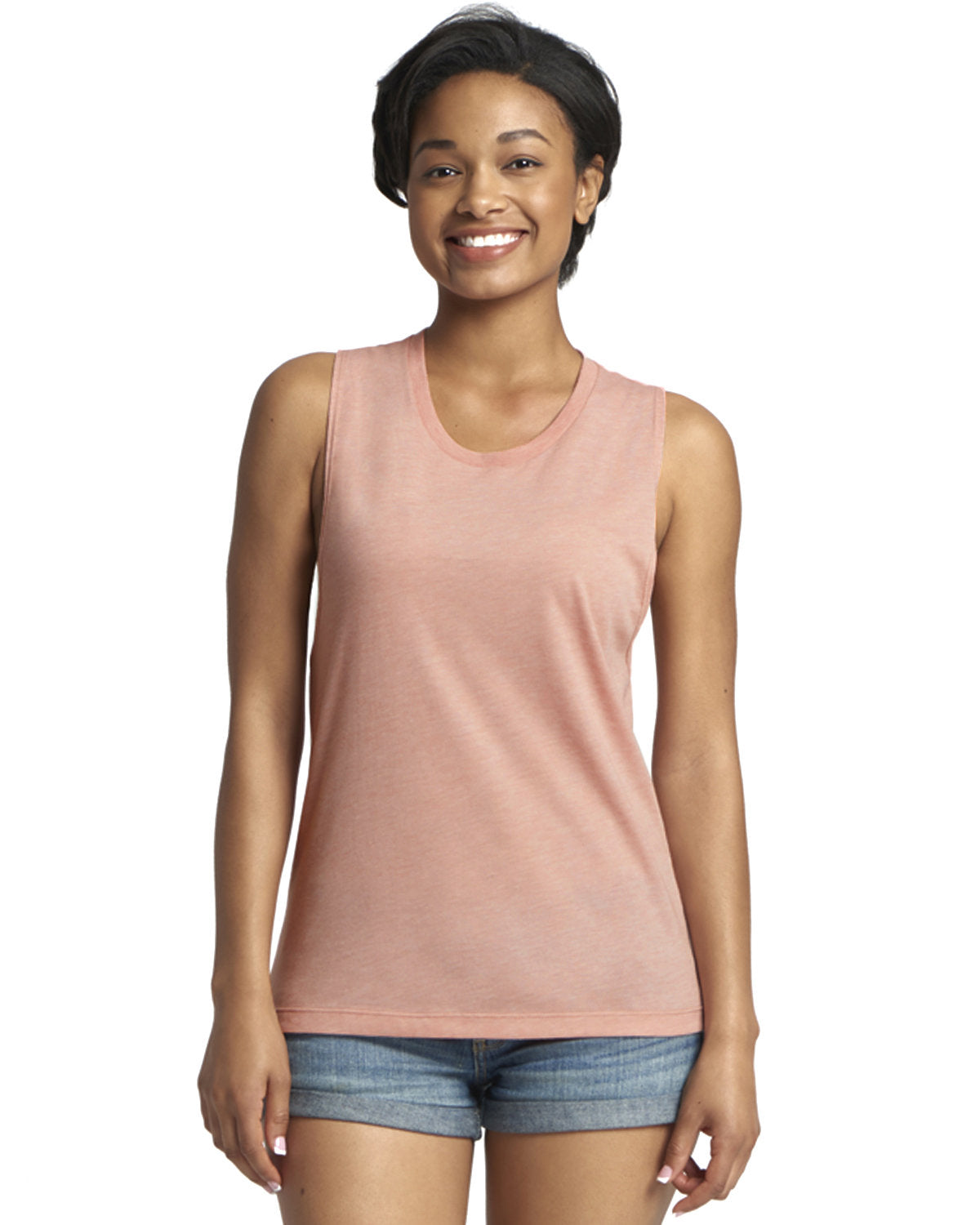 Women's Festival Muscle Tank - Desert Pink