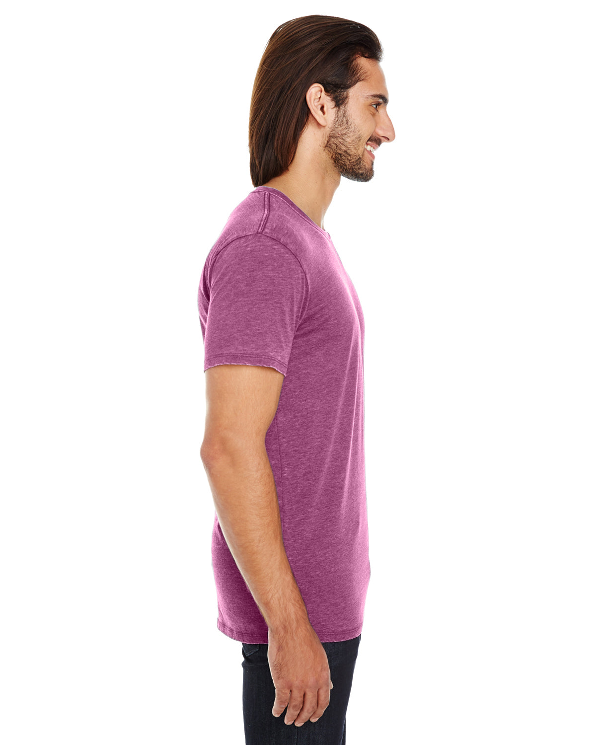 Unisex Vintage Dye Short-Sleeve T-Shirt - Vintage Wine