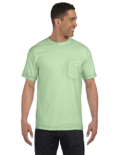 Unisex Heavyweight RS Pocket T-Shirt - Pea Pod
