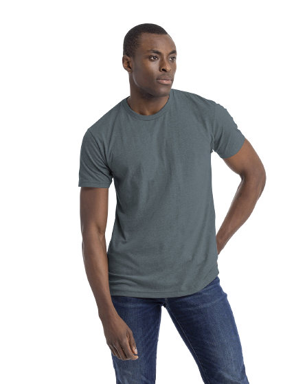 Unisex CVC Crewneck T-Shirt - Indigo