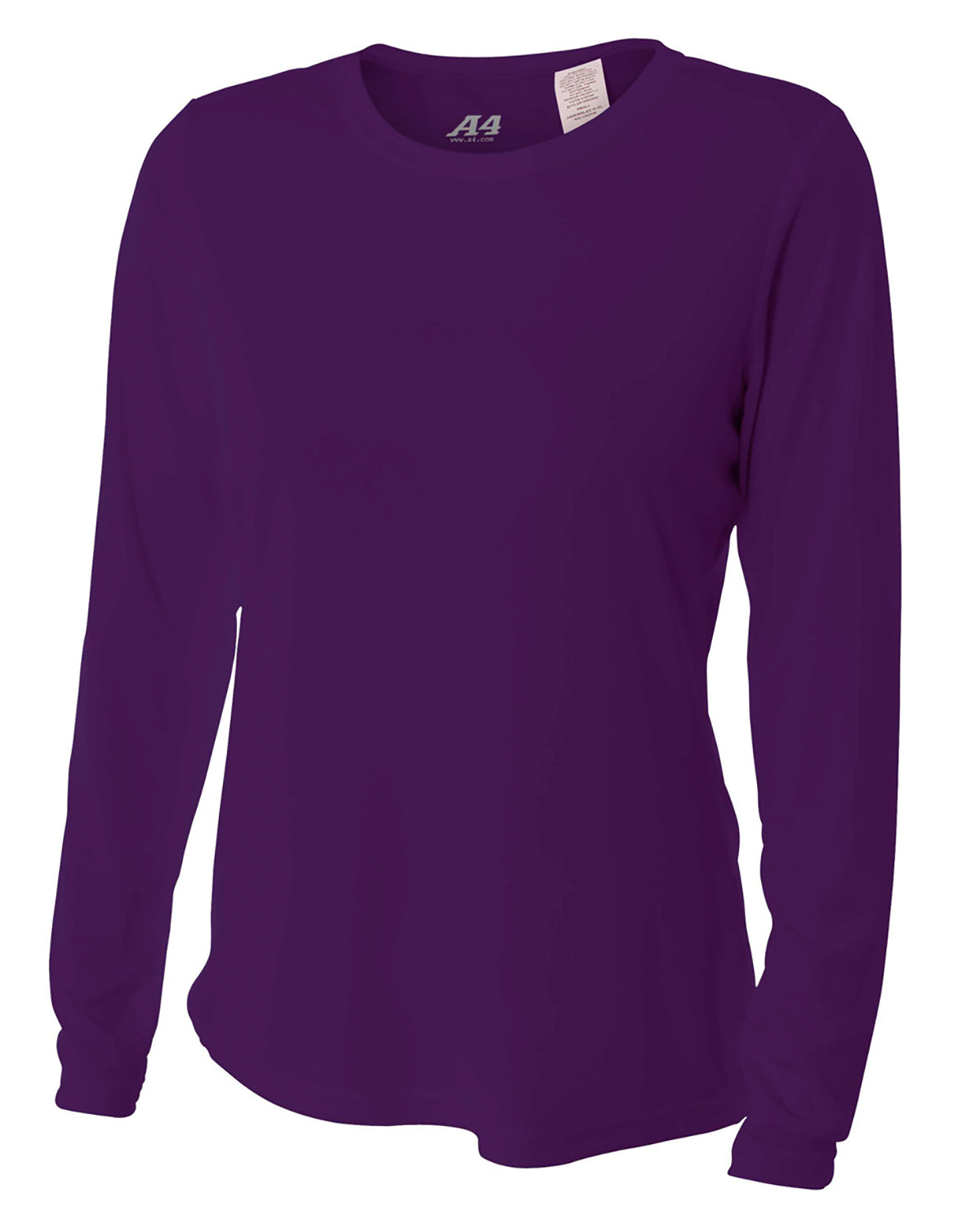 Women's Long Sleeve Cooling Performance Crew Shirt - Purple