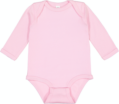 Infant Long-Sleeve Bodysuit - Pink