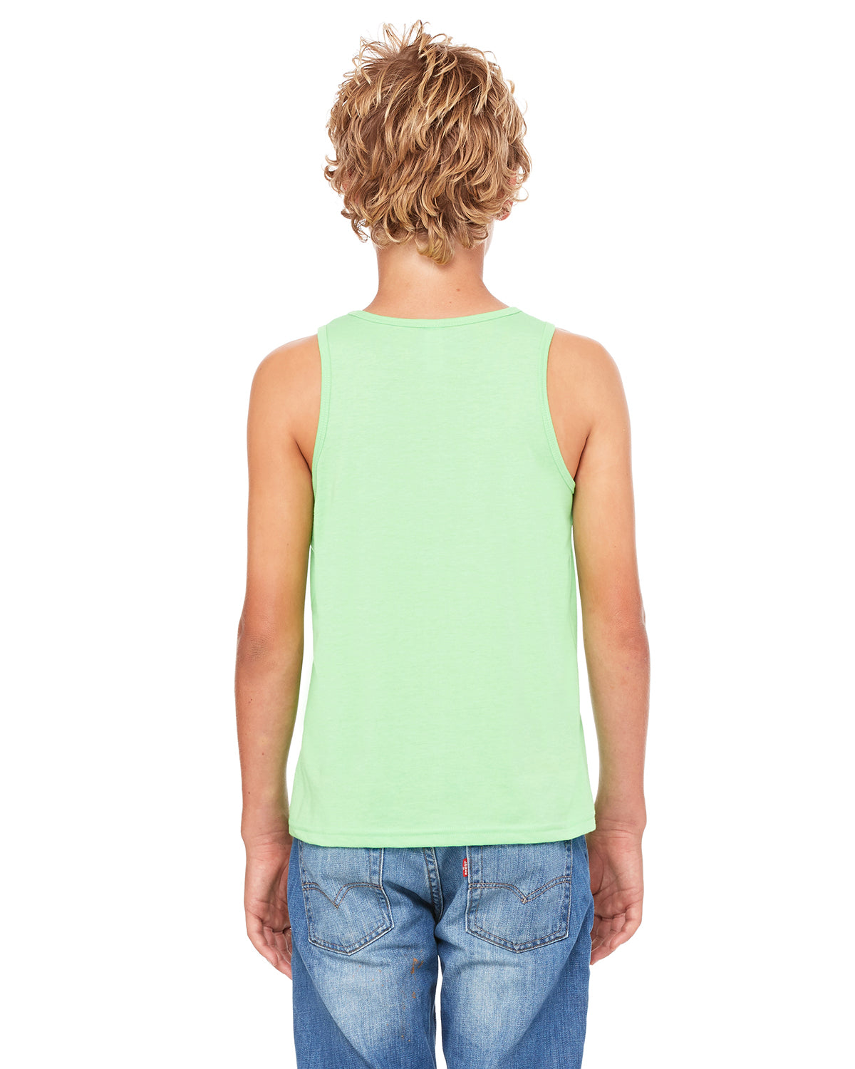 Youth Jersey Tank - Neon Green