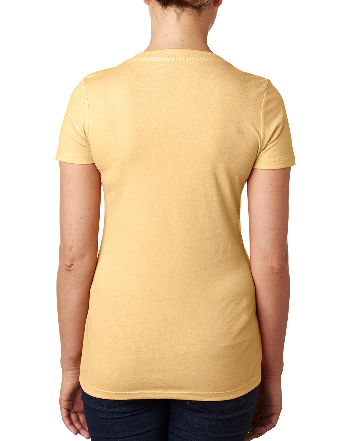 Women's CVC Deep V - Banana Cream